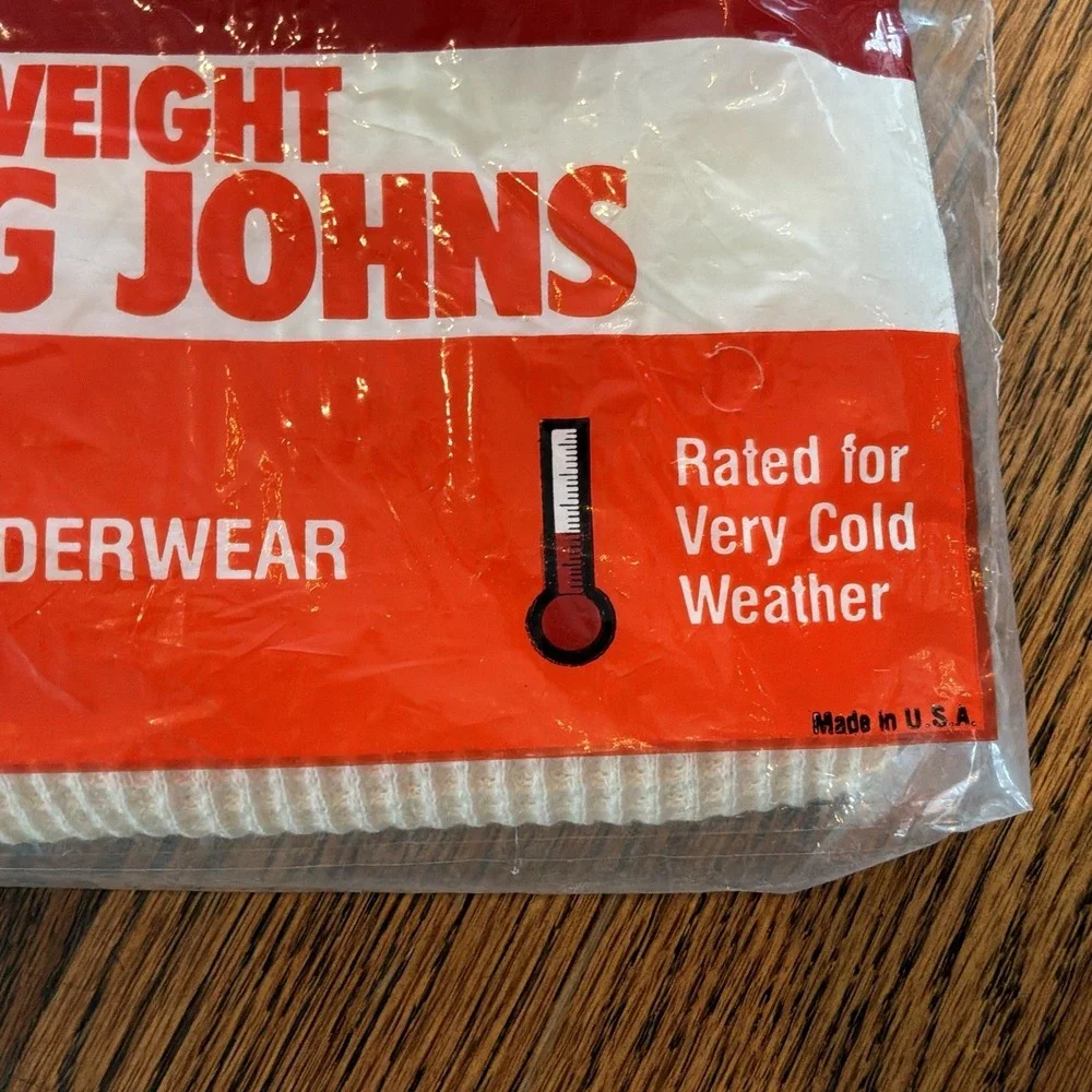 New Vintage JE Morgan‎ Original Thermal Long Johns Shirt Men's M NOS Deadstock